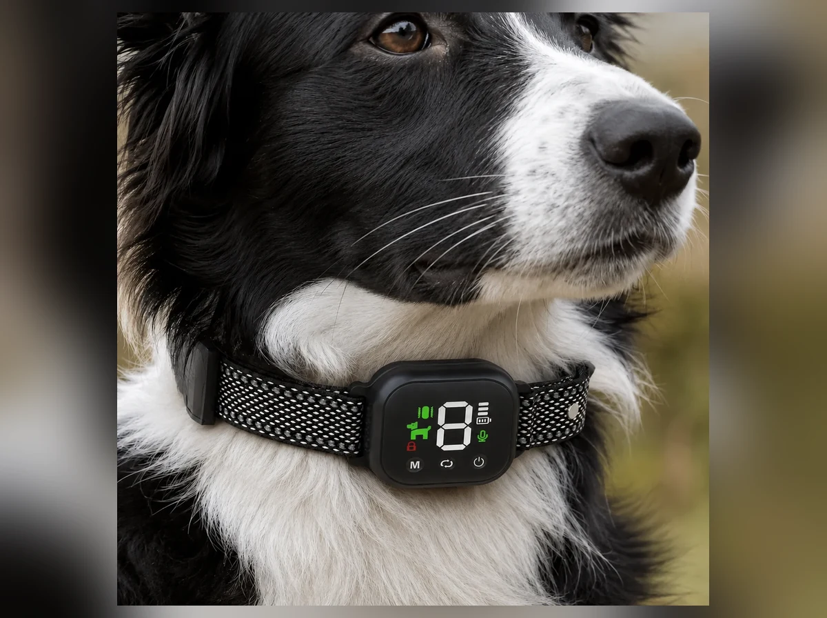 Hush Bark™ SmartBark Humane Progressive Dog Bark Training Collar